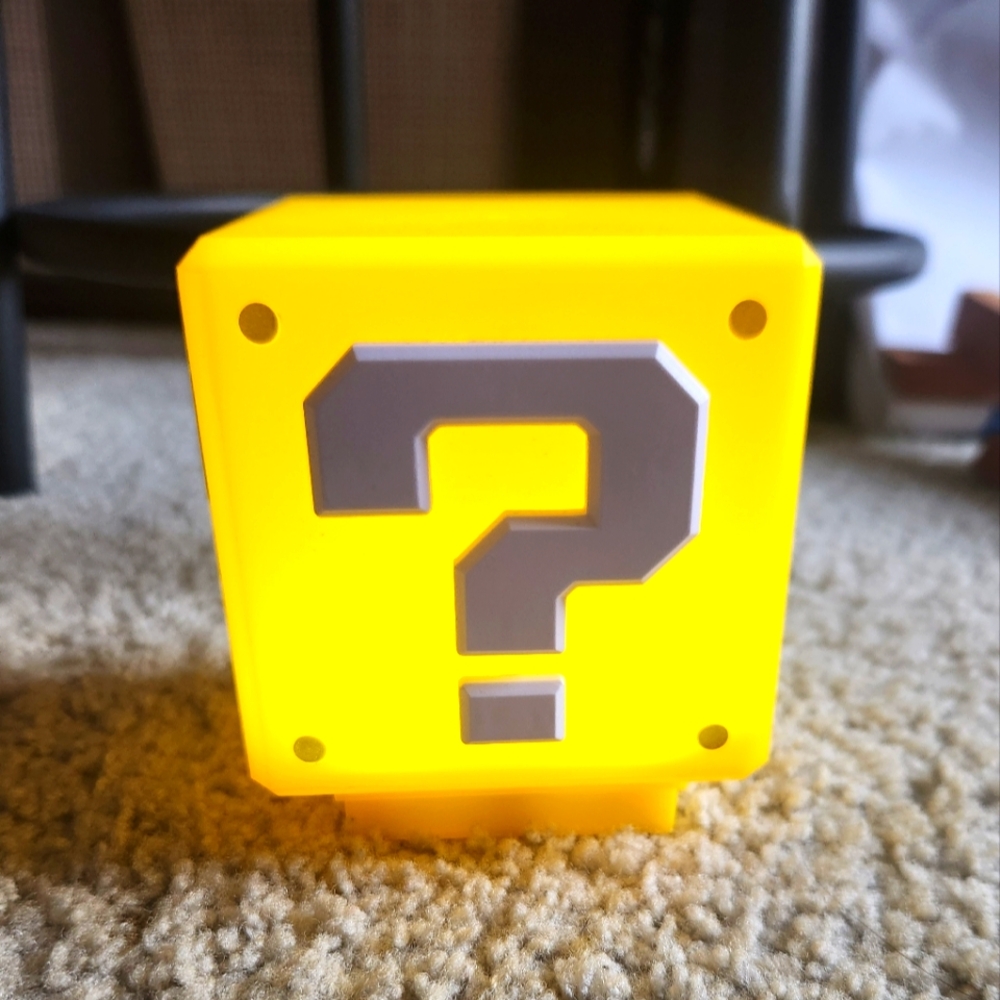 Mario question block light
